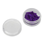 50pcs Wooden Interdental Wedge Professional Safe Teeth Interproximal Wedges for Dental Restoration Purple