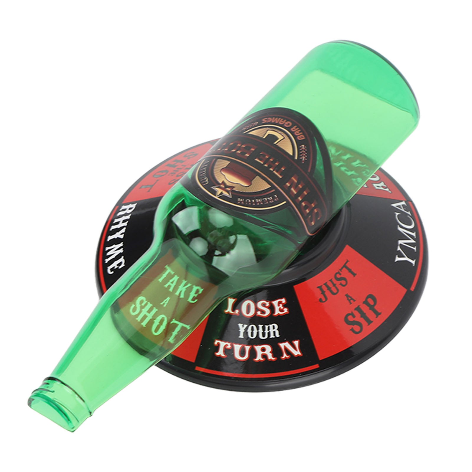 Drinking Rotate Bottle Game Pointer Classic Vertical Rotating Bottle Game for Bar KTV Home