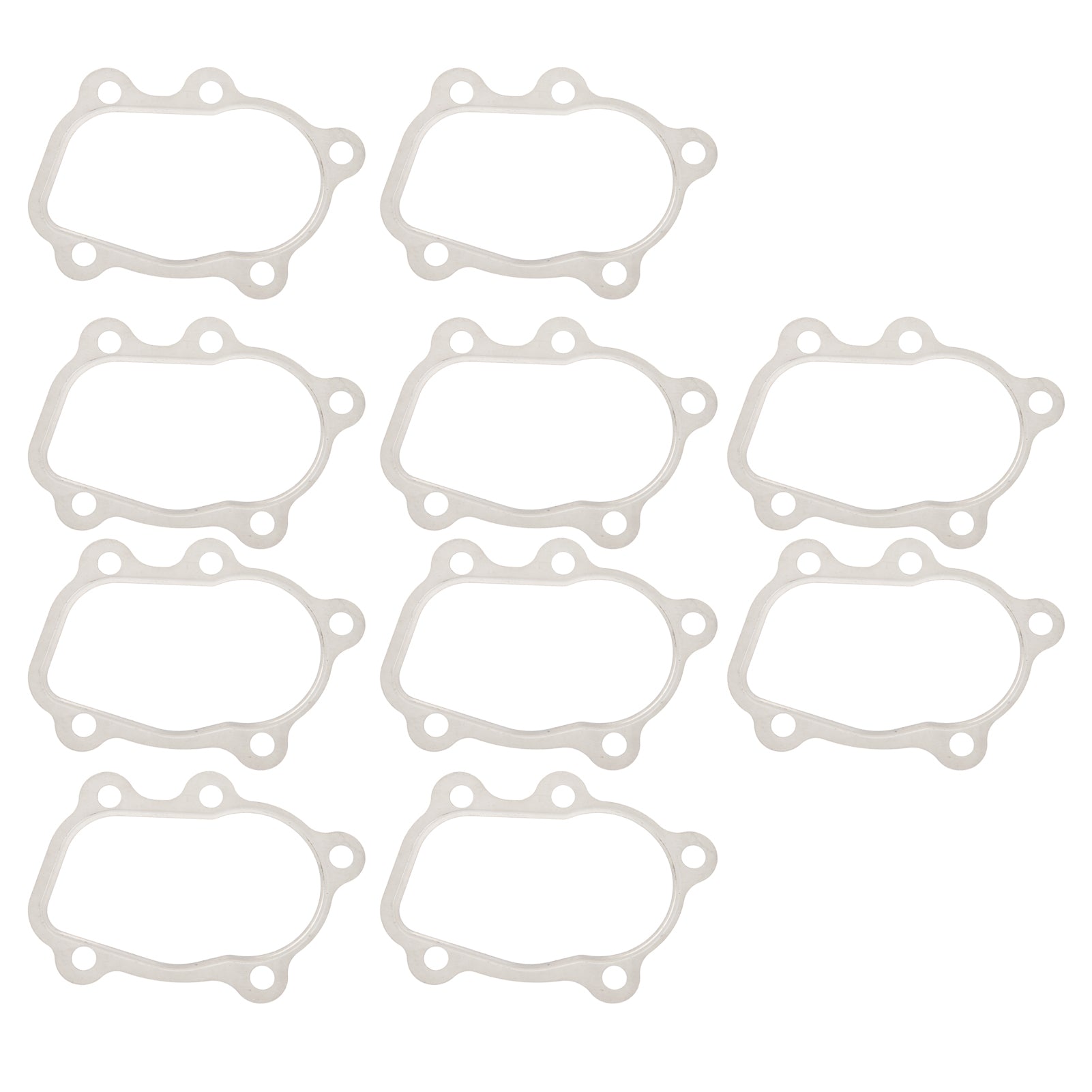 10Pcs Car Turbo Gasket 5 Bolt Turbine Outlet Downpipe Gasket For Silvia 200SX S13 S14 SR20DET CA18 CA18DET