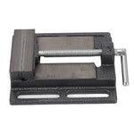 4in Jaw Opening Vise High Carbon Steel Flat Jaw Clamping Bench Vise for Hardware Parts Tightening