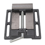 4in Jaw Opening Vise High Carbon Steel Flat Jaw Clamping Bench Vise for Hardware Parts Tightening