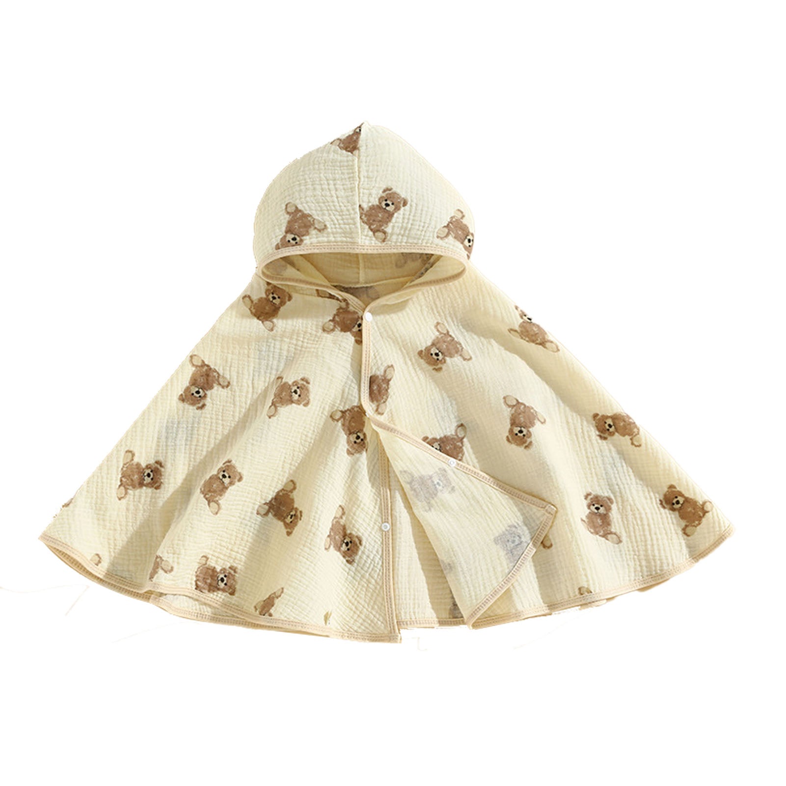 Baby Cloak Thin Sun Protection Breathable Skin Friendly Comfortable Kids Cloak for Summer Bear