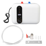 1500W Electric Water Heater 10L Storage Tank Instant Hot Water Heater for Kitchen Bathroom Upper Outlet US Plug 110V