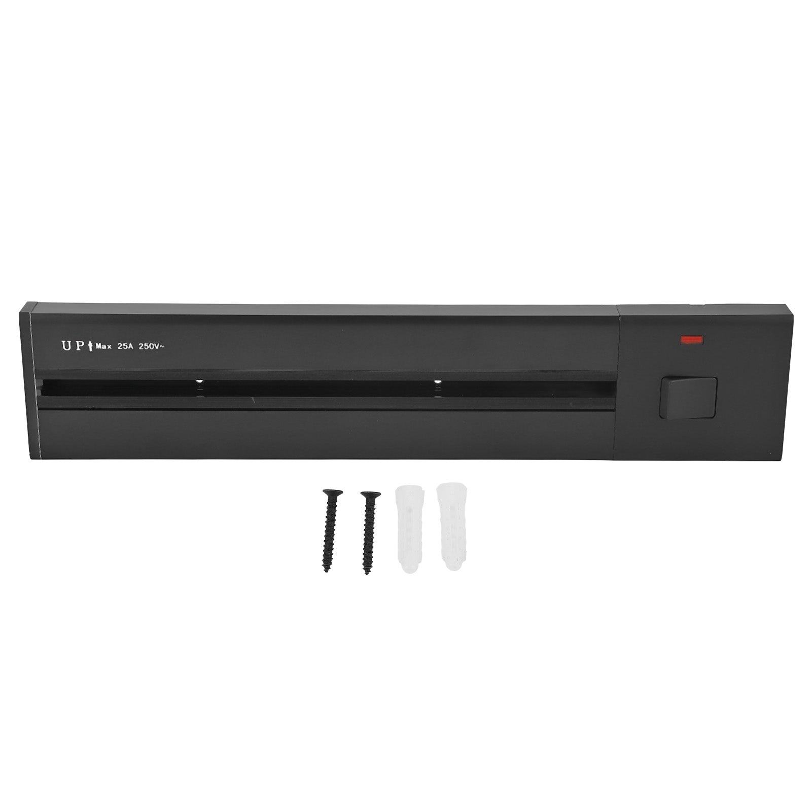 Power Outlet Track Removable 100cm Wall Mounted Multifunctional Outlet Power Track  25A