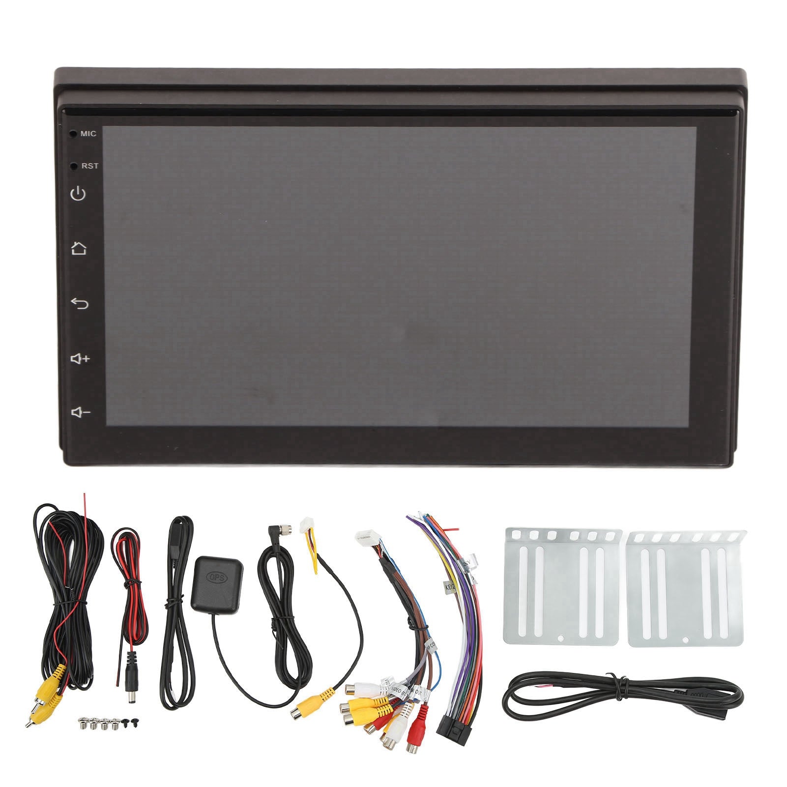 for Android 11 Car Stereo 7in IPS Touchscreen HD 1080P GPS Navigation Mirror Link Multimedia Player