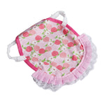 Hen Saddle Apron Double Layer Cotton Comfortable Chicken Feather Fixer Wing Back Protector for Poultry Peach