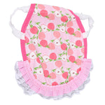 Hen Saddle Apron Double Layer Cotton Comfortable Chicken Feather Fixer Wing Back Protector for Poultry Peach