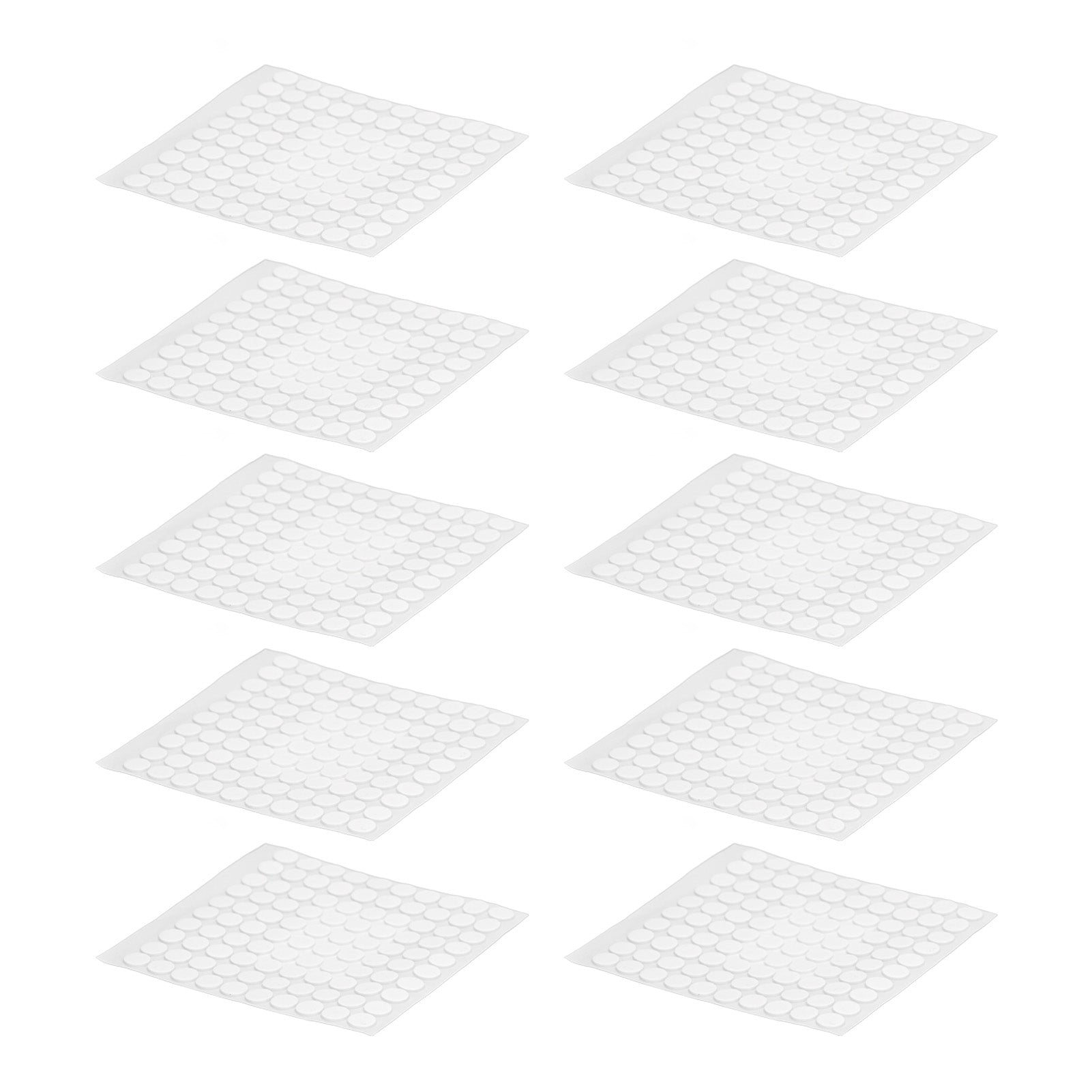 10 Sheet Foam Round Dots Adhesive 1000Pcs White Craft Foam Double Sided Tape 10mm Diameter