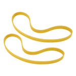 2 Pcs Band Saw Tire Yellow Anti Slip Noise Reduction Rubber Woodworking Bandsaw Wheel for 9 Inch