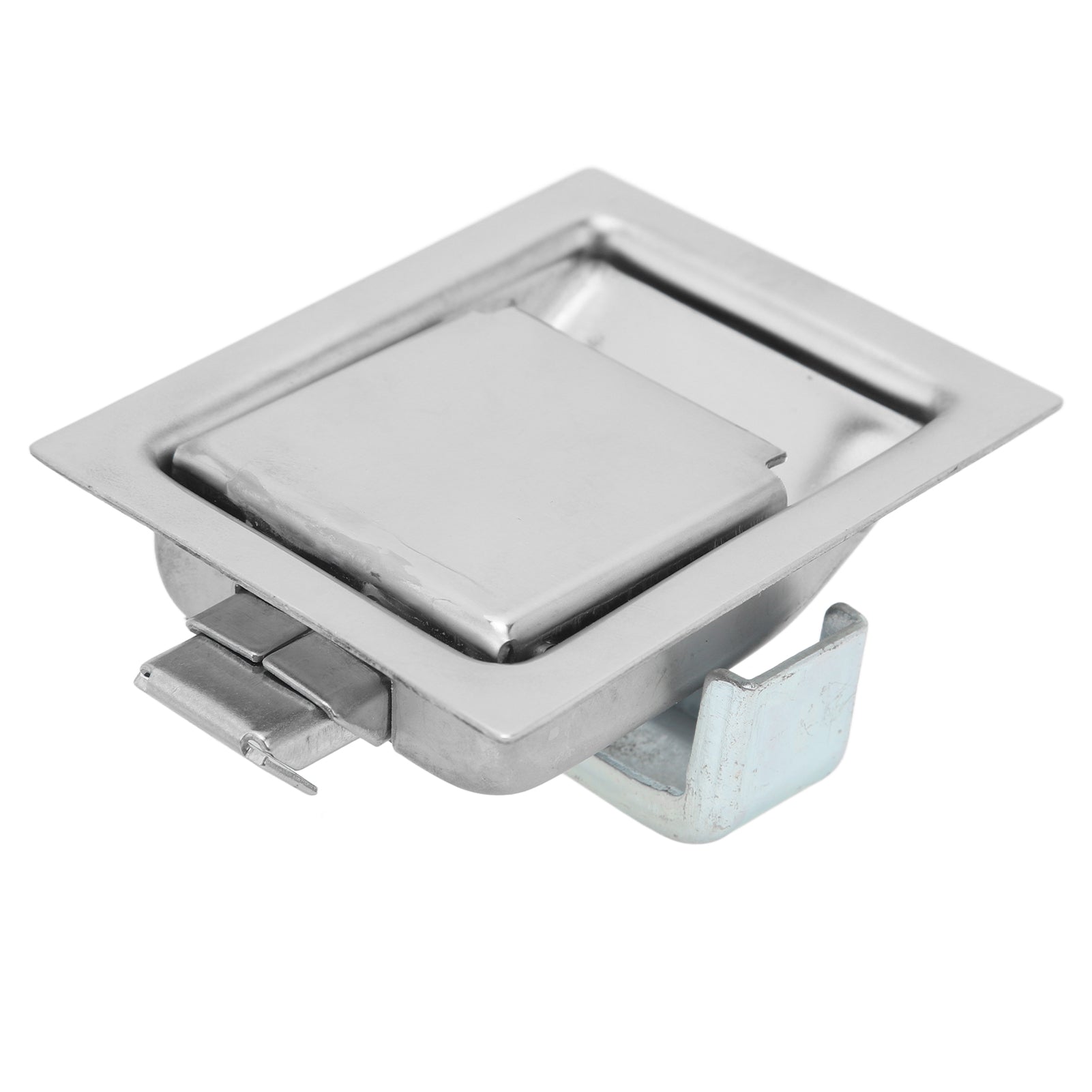 RV Toolbox Handle Latch 84 X 68mm 304 Stainless Steel Built in Cabinet Door Lock Handle Truck Trailer Camper Truck