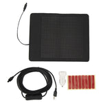 Flexible LED Car Screen 32x32 Resolution Bluetooth APP Control Scrolling Advertising Sign USB 5V 230x187mm