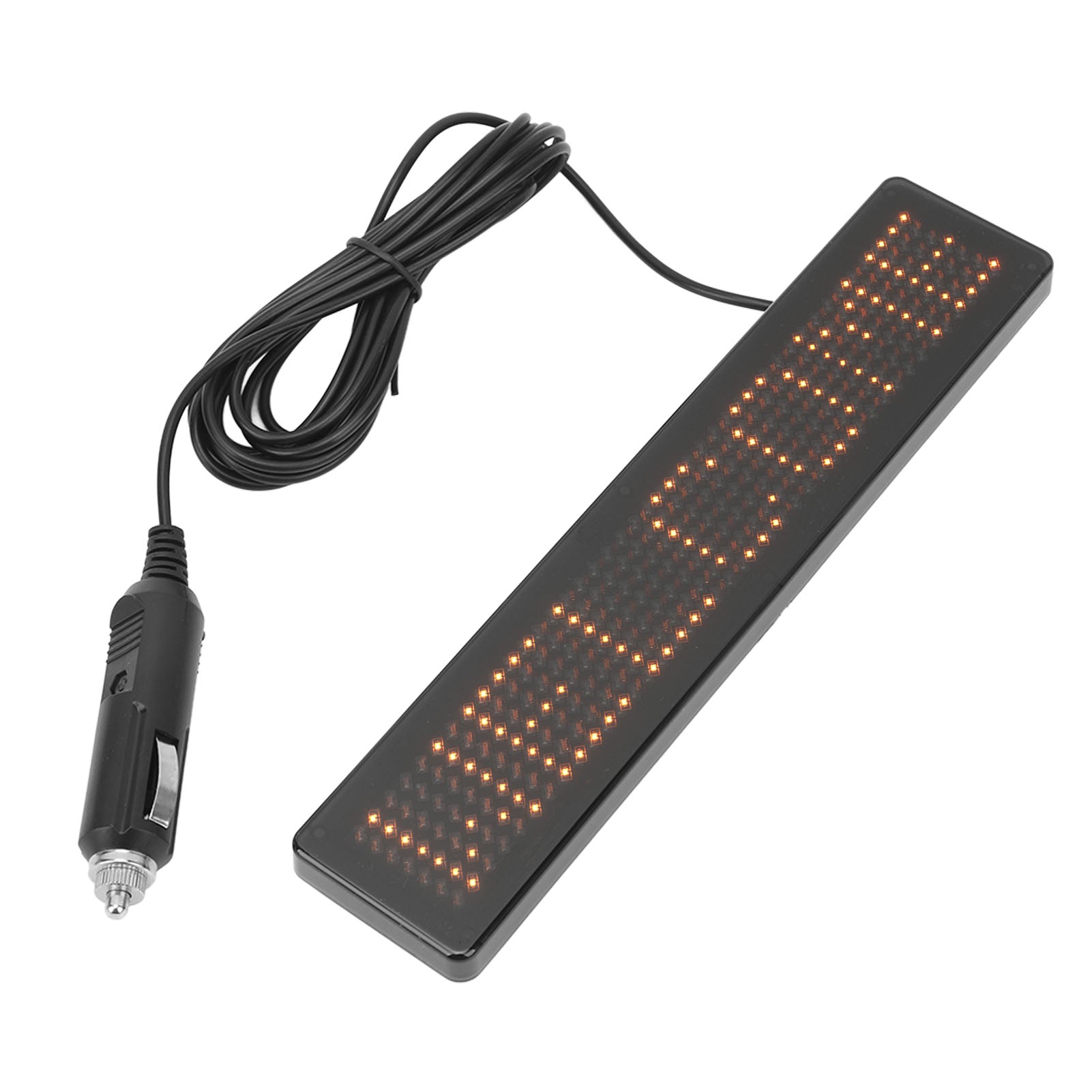 LED Matrix Panel Remote Control Programmable Scrolling LED Sign for Store Car Bar Hotel Z741Y Yellow