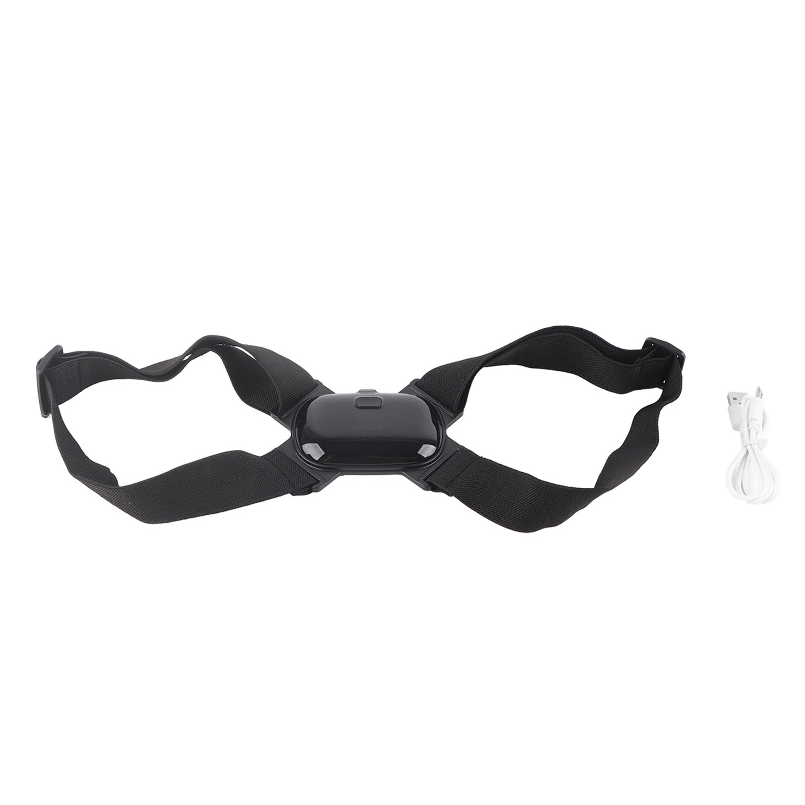 Smart Back Brace Auto Sensing Vibration Alert Elastic High Strength Posture Corrector for Kids Students Home Black