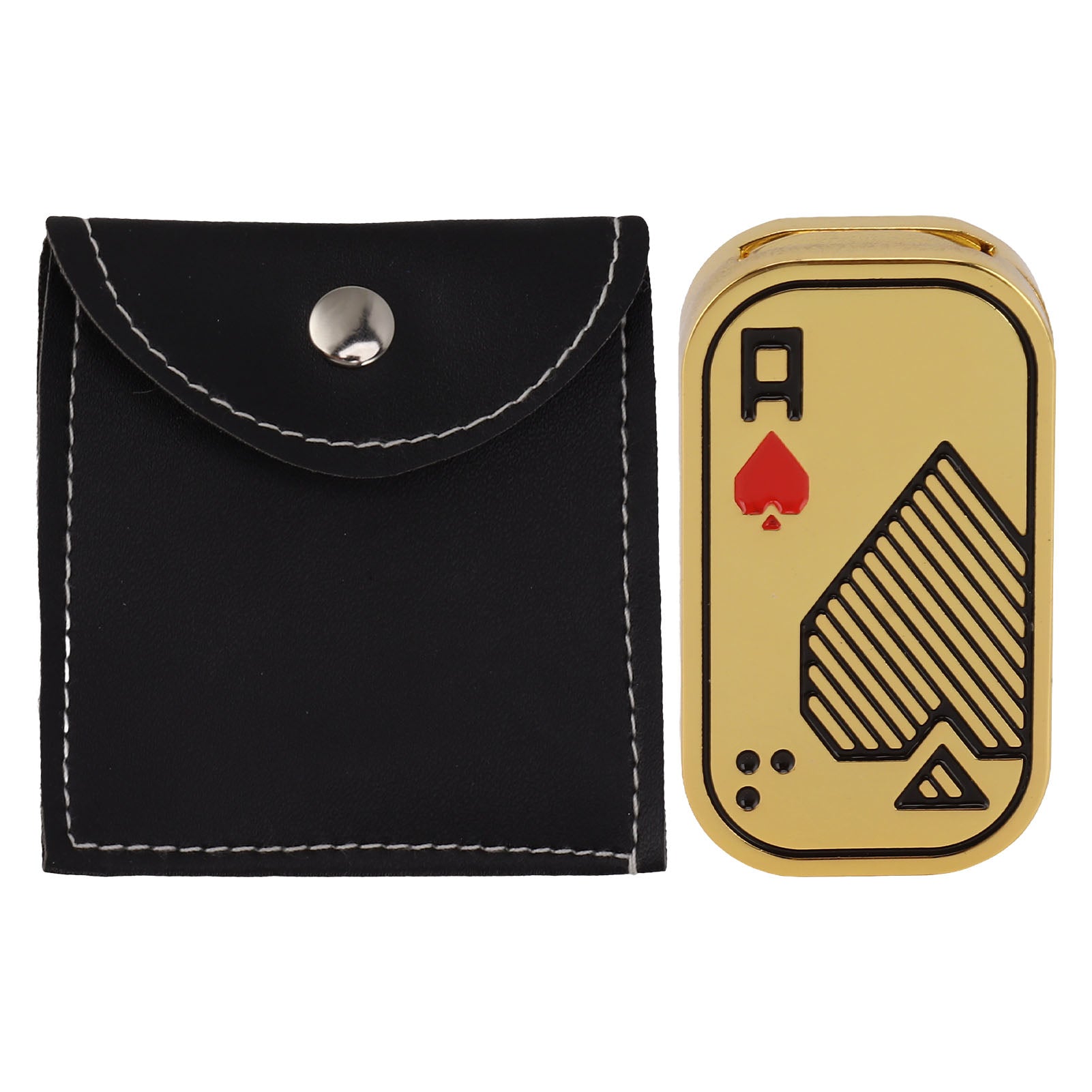 Metal ADHD 3 Layer Push Slider Toy Adult Office Travel Magnetic Anxiety Stress Relief Slider Toy Gold