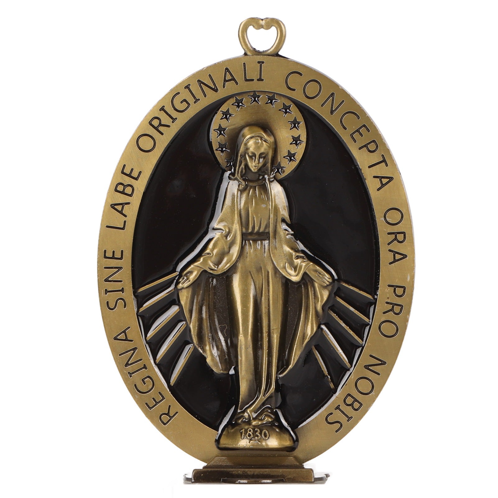 Alloy Virgin Mary Hanging Ornament Symbolizes Love Forgiveness Durability Virgin Mary Statue for Housewarming Home Decor
