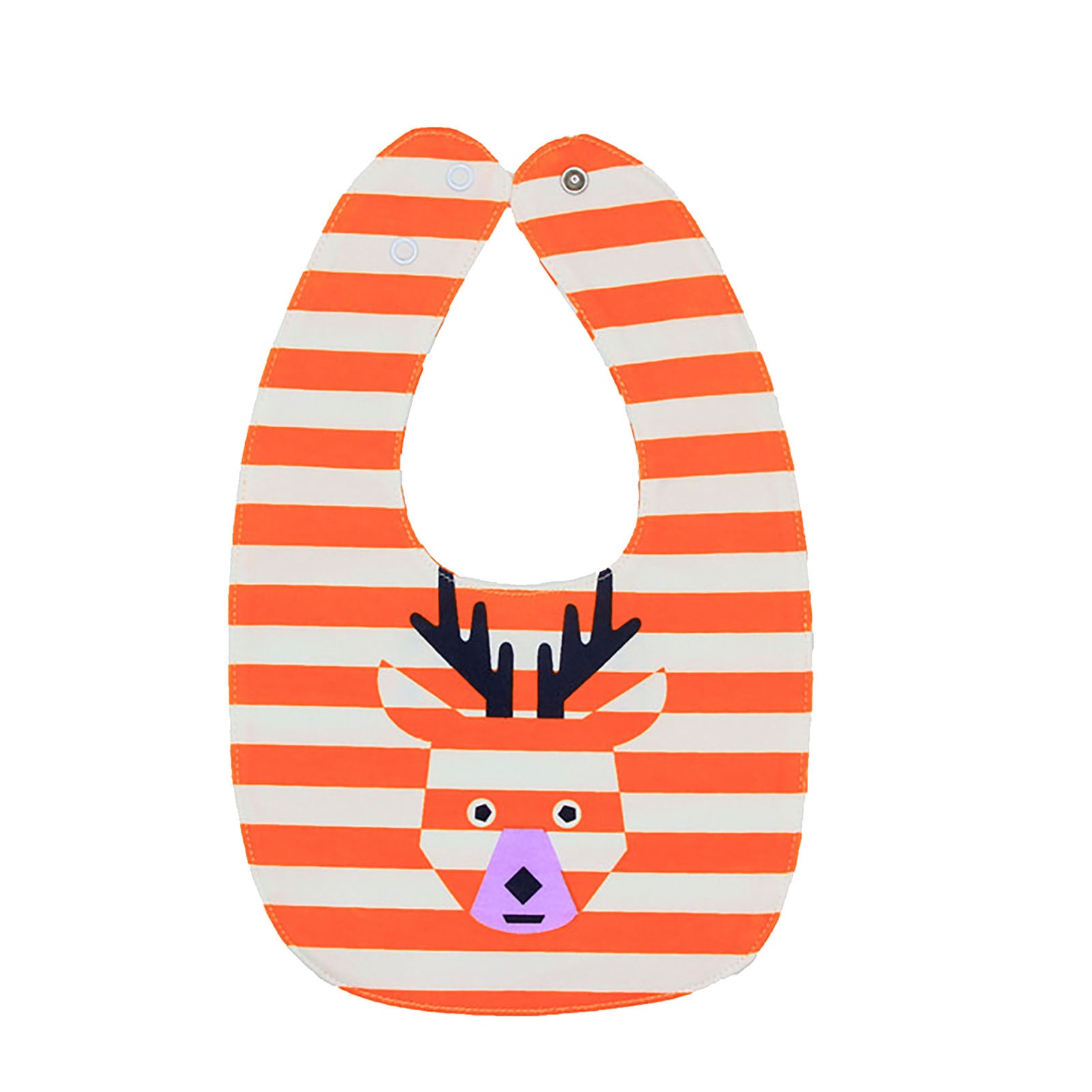 Toddler Bibs Double Sided Waterproof Soft Cotton Cute Cartoon Pattern Washable Bibs for Infant Boys Girls 1