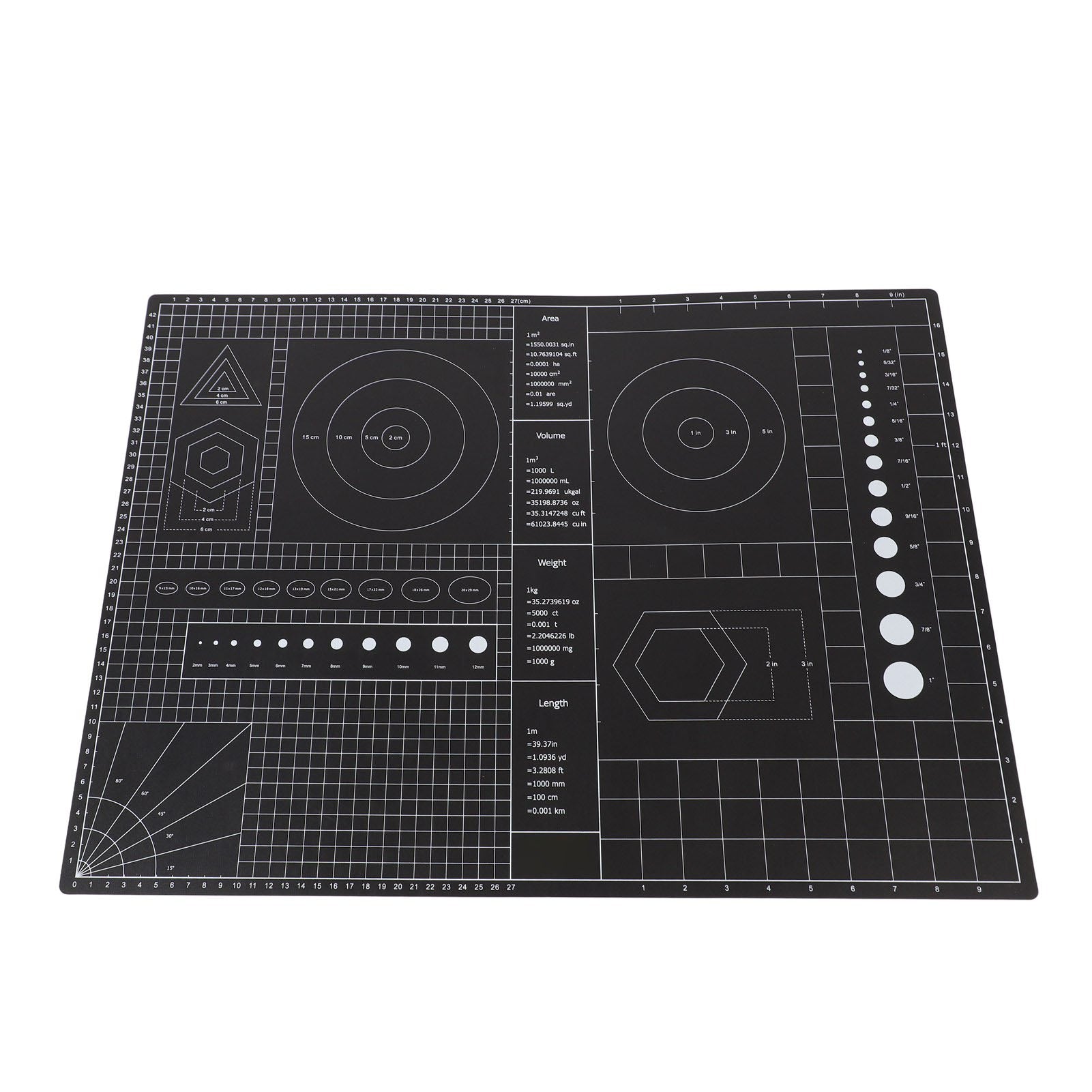 Self Healing Sewing Mat PVC DIY Cutting Sewing Mat Leather Punch Pad for Punching Leather Cutting 45x60cm / 17.7x23.6in
