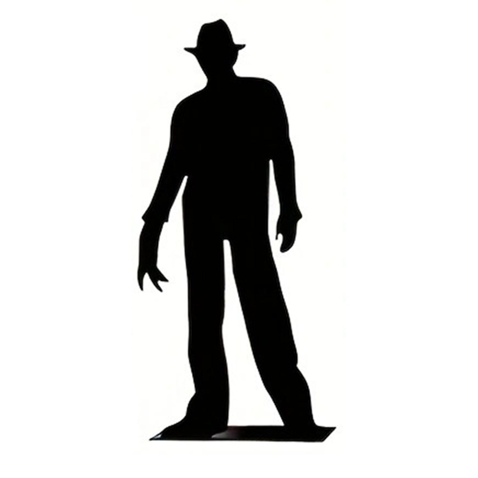 Halloween Desktop Shadow Figures Ornaments Metal Powder Coating Table Top Home Decorations 6 Inch Type C