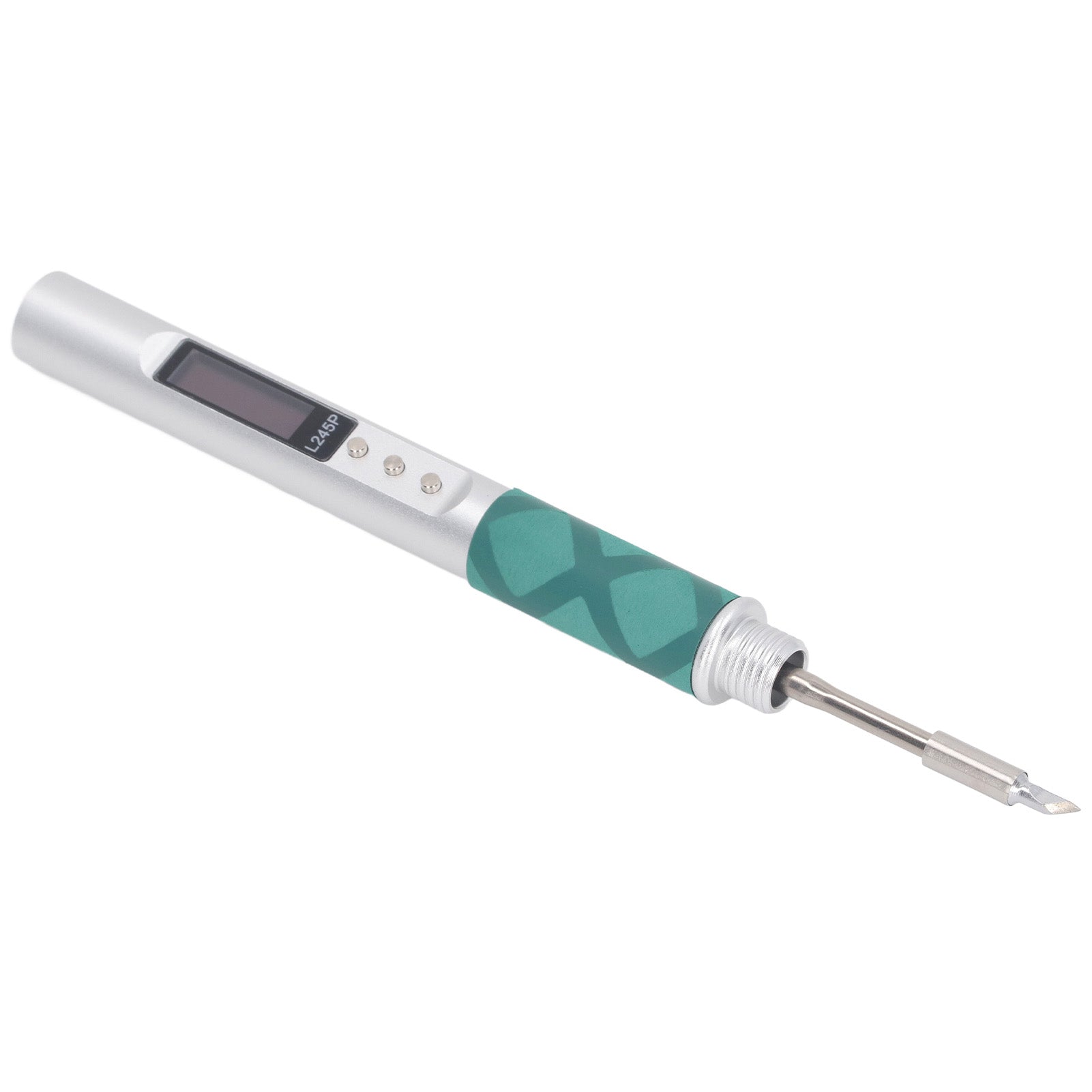 Electric Soldering Iron Kit Portable Welding Pen CNC Aluminum Alloy Housing L245P PD65W DC90‑150W Silver