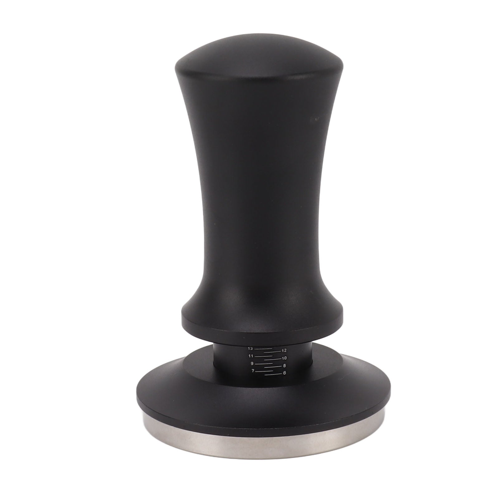 Coffee Tamper Aluminum Alloy Stainless Steel Constant Pressure Spring Powder Tamping Tool with Precise Scale 58mm/2.3in