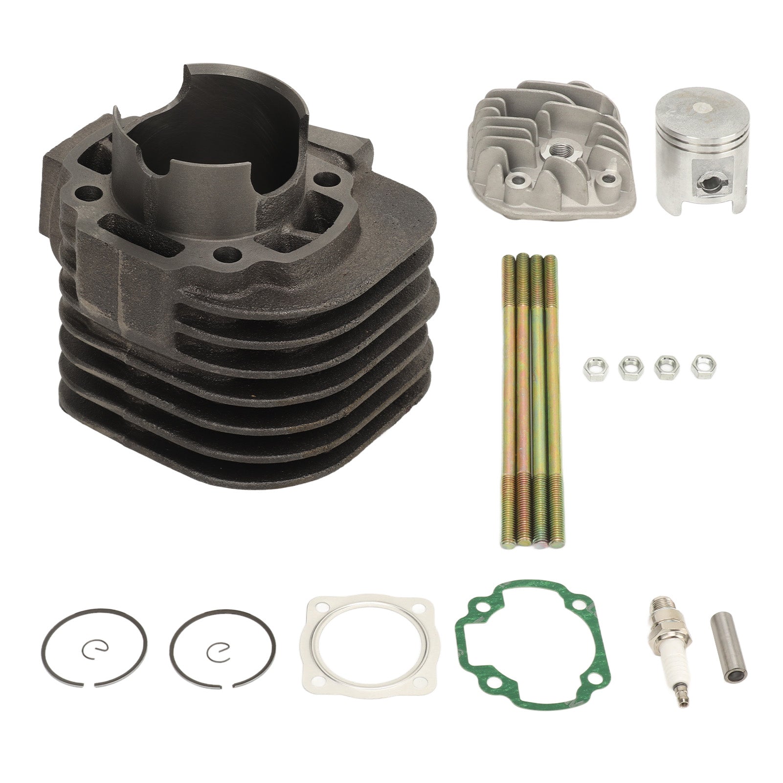 Cylinder Piston Gasket Top End Kit A12191117000 52mm Bore Cylinder Ring Set Replacement For Polaris Predator 90 2003 to 2006