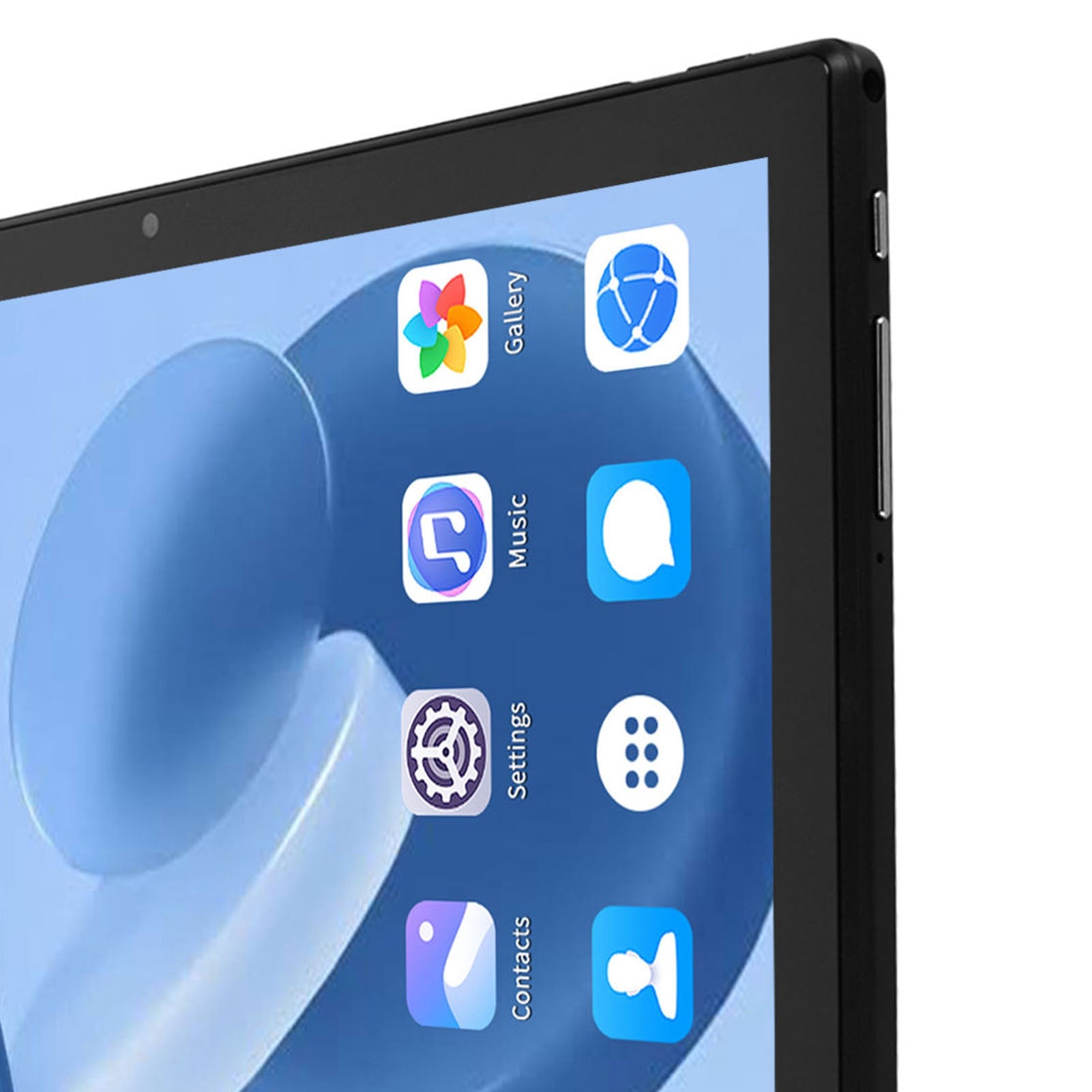 10.1 Inch 2 in 1 Tablet 8GB RAM 256GB ROM Front 8MP Rear 16MP Tablet with Case Keyboard for Android 12 100‑240V Black EU Plug