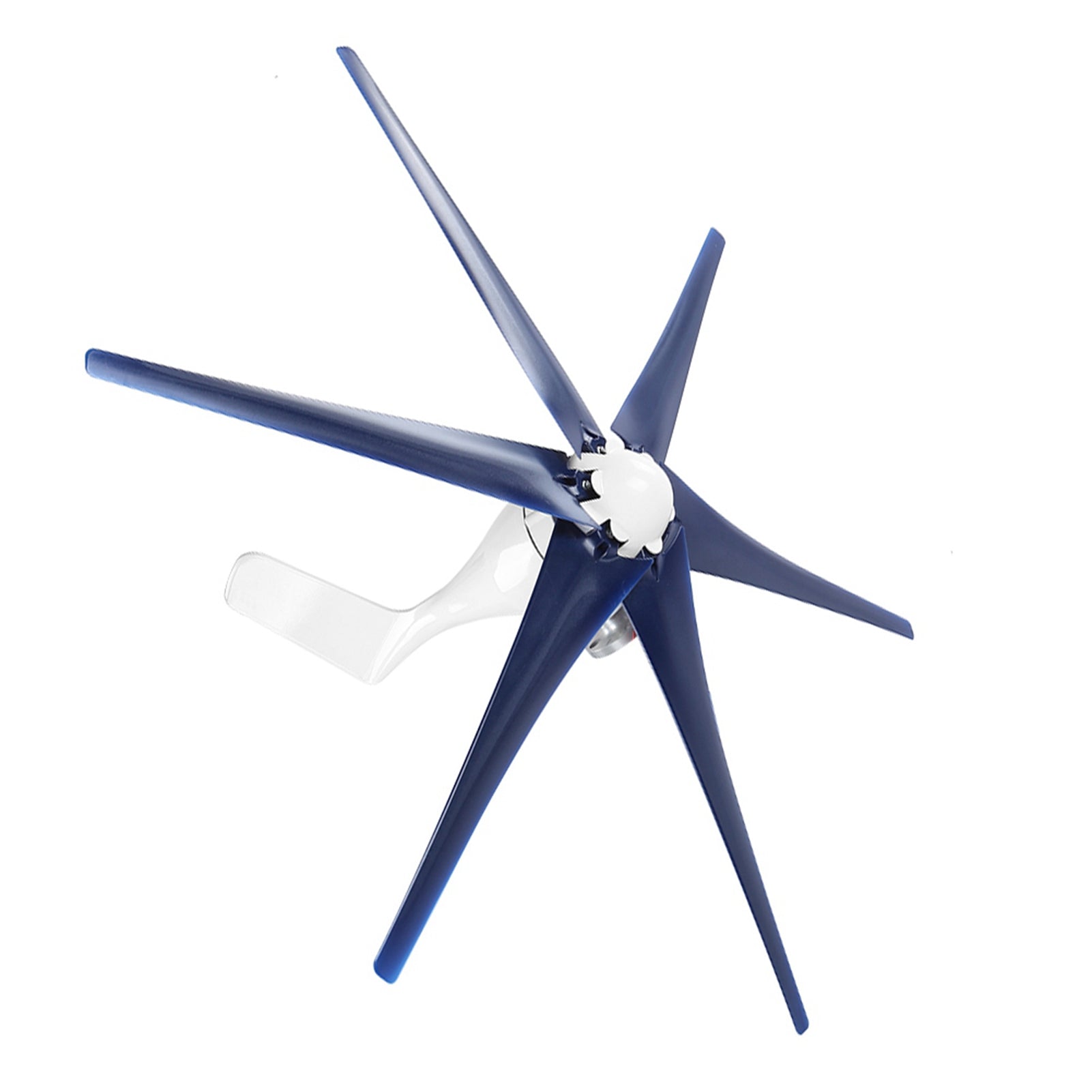 Windmill Turbines Generator Small 6 Blade Wind Industrial Machinery Equipment 800WBlue 12V