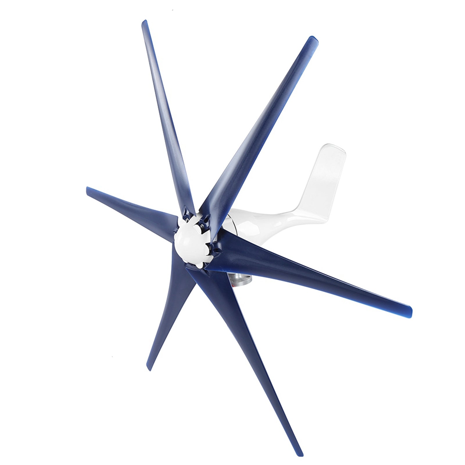 Windmill Turbines Generator Small 6 Blade Wind Industrial Machinery Equipment 800WBlue 12V