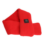 Heated Scarf Intelligent Cold Protection Warm Electric USB Heating Scarf Neck Warmer for Men Women Red