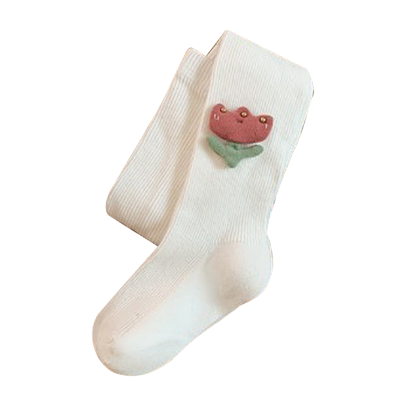 Girls Tights Knit Cotton Footed Leggings Stocking Breathable Warm Toddler Tights for Autumn Winter L