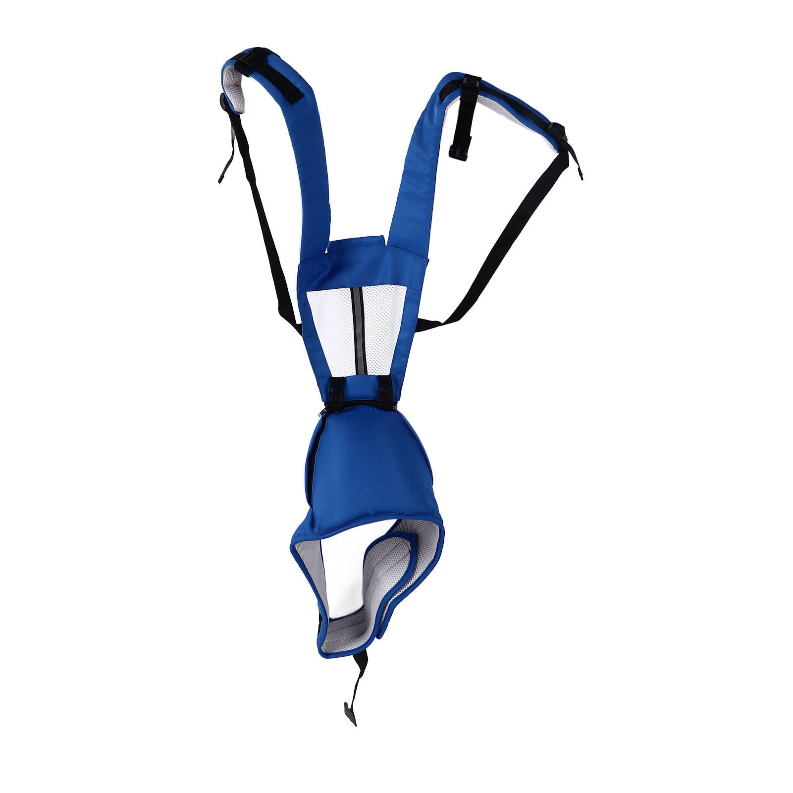 Baby Carrier Breathable Lightweight Polyester Infant Carrier Safe Front Back Carrier with Adjustable Waistband Straps for Four Seasons Royalblue