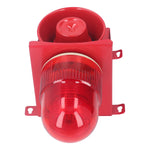 Industrial Siren Alarm 40W 130dB High Decibel Strong Brightness IP65 Waterproof LED Strobe Horn Alarm DC24V