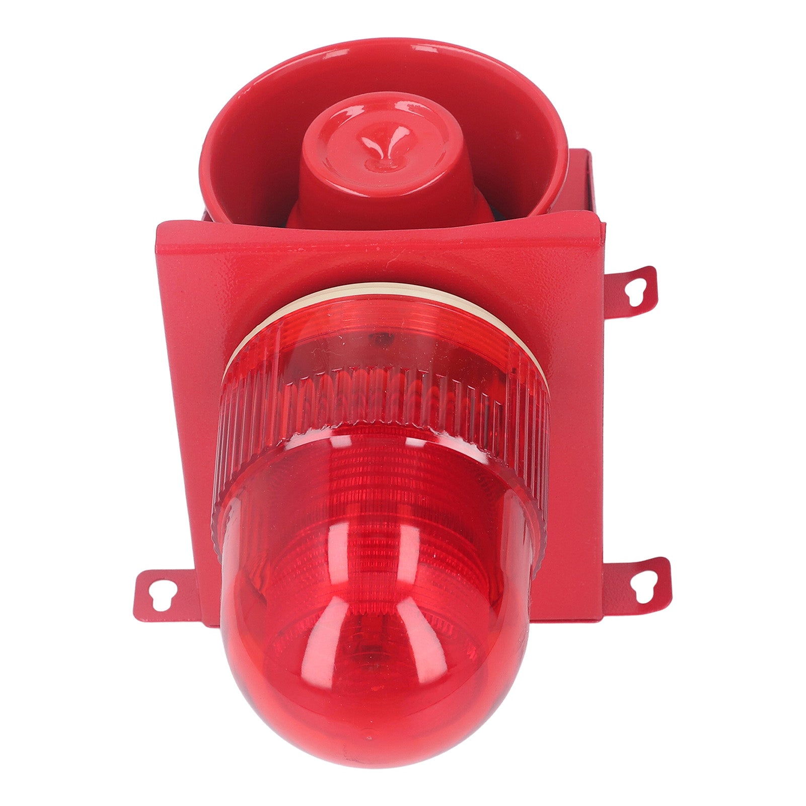 Industrial Siren Alarm 40W 130dB High Decibel Strong Brightness IP65 Waterproof LED Strobe Horn Alarm DC24V