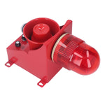 Industrial Siren Alarm 40W 130dB High Decibel Strong Brightness IP65 Waterproof LED Strobe Horn Alarm DC24V