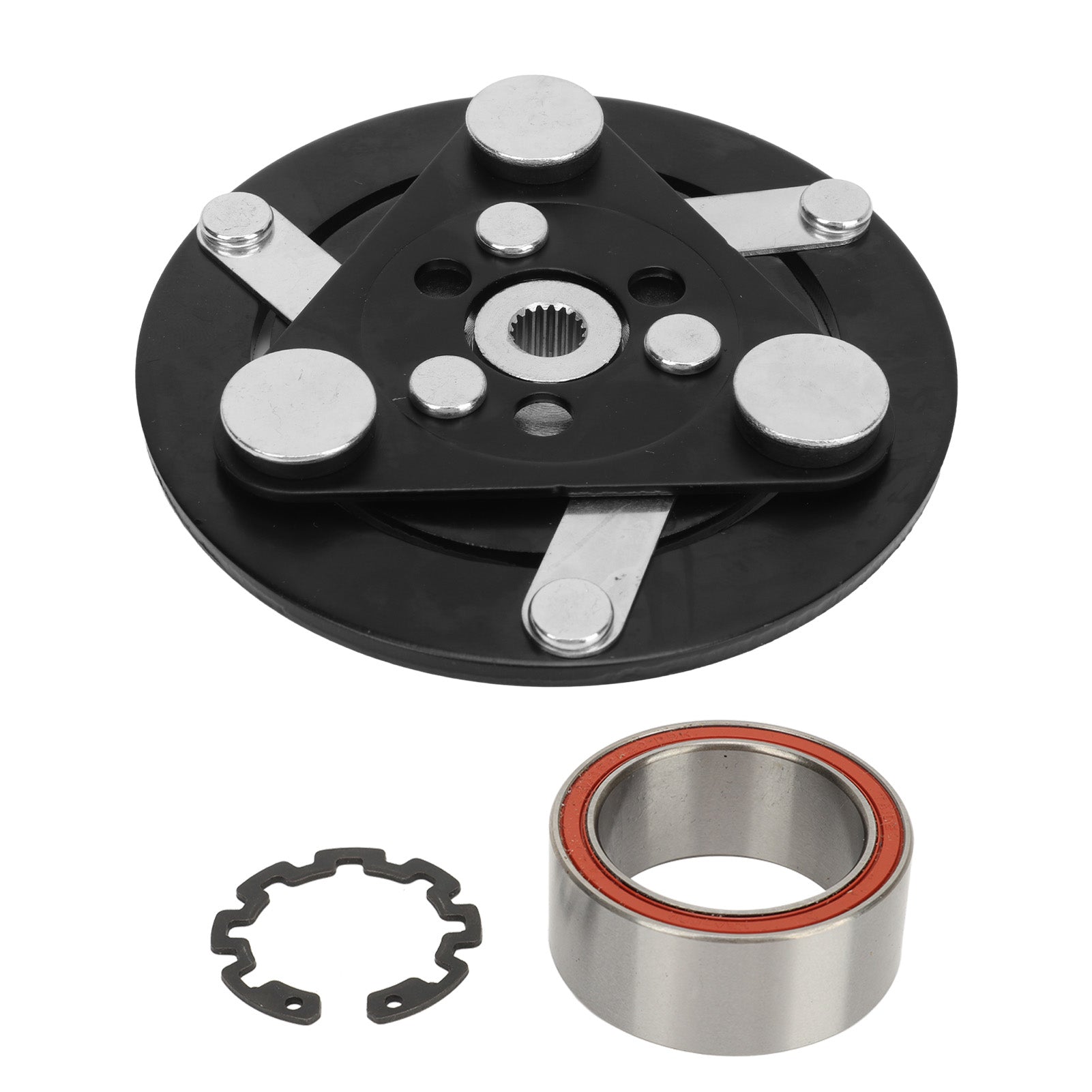 AC Compressor Clutch Kit 38800RZYA01RM Pulley Bearing Coil Plate Fit for CR‑V 2007 to 2014