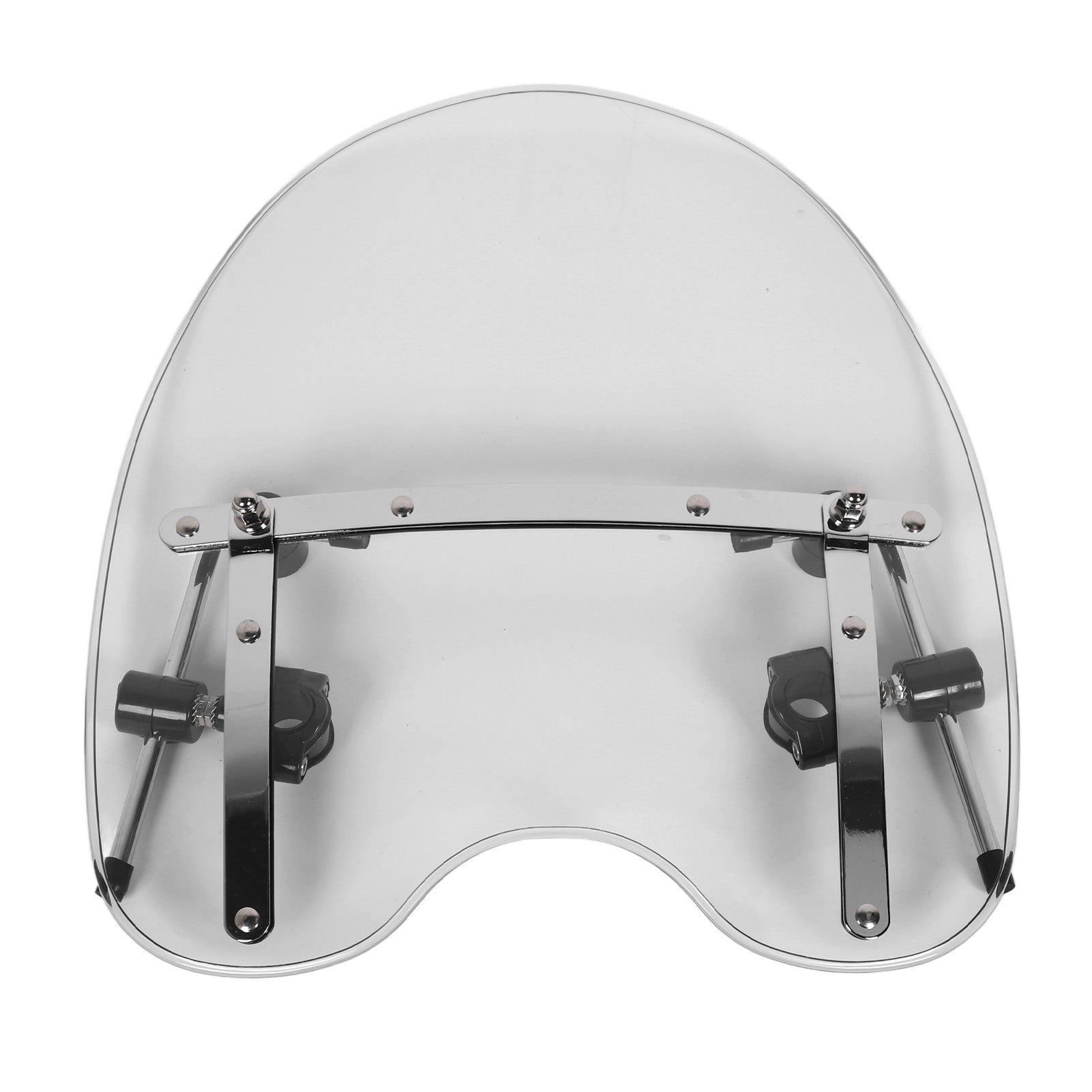 20mm Motorcycle Windshield Strong Protection Rugged Stylish Look Motorcycle Windscreen for Motorcycles Electric Vehicles Transparent