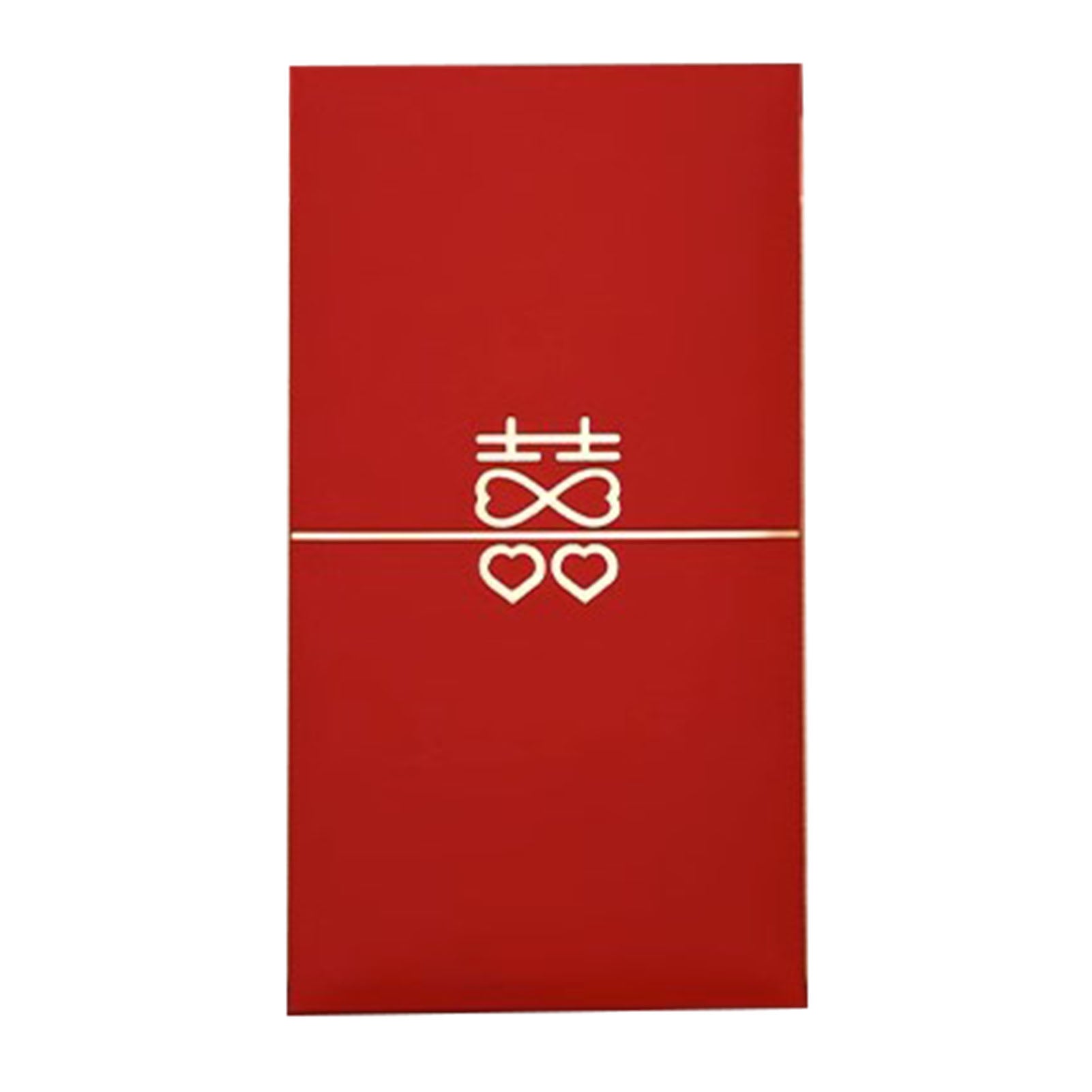 6PCS Chinese Wedding Red Envelopes Creative Multipurpose Lucky Money Packet for New Year Type 1