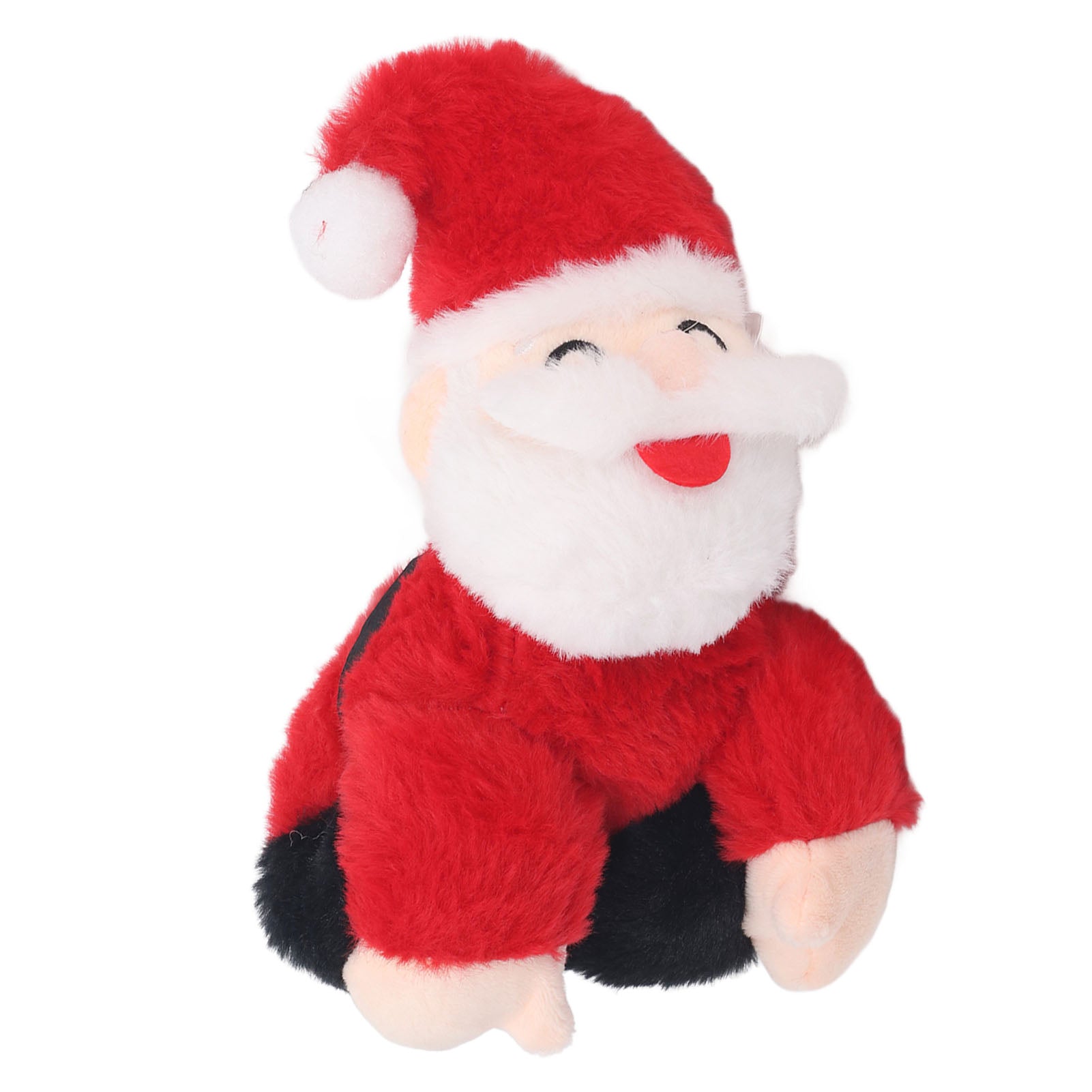 Christmas Slap Bracelet Cartoon Plush Doll Slap Band Christmas Theme Wristbands Festival Decoration Toy for Kids Adults 8.3in Father Christmas