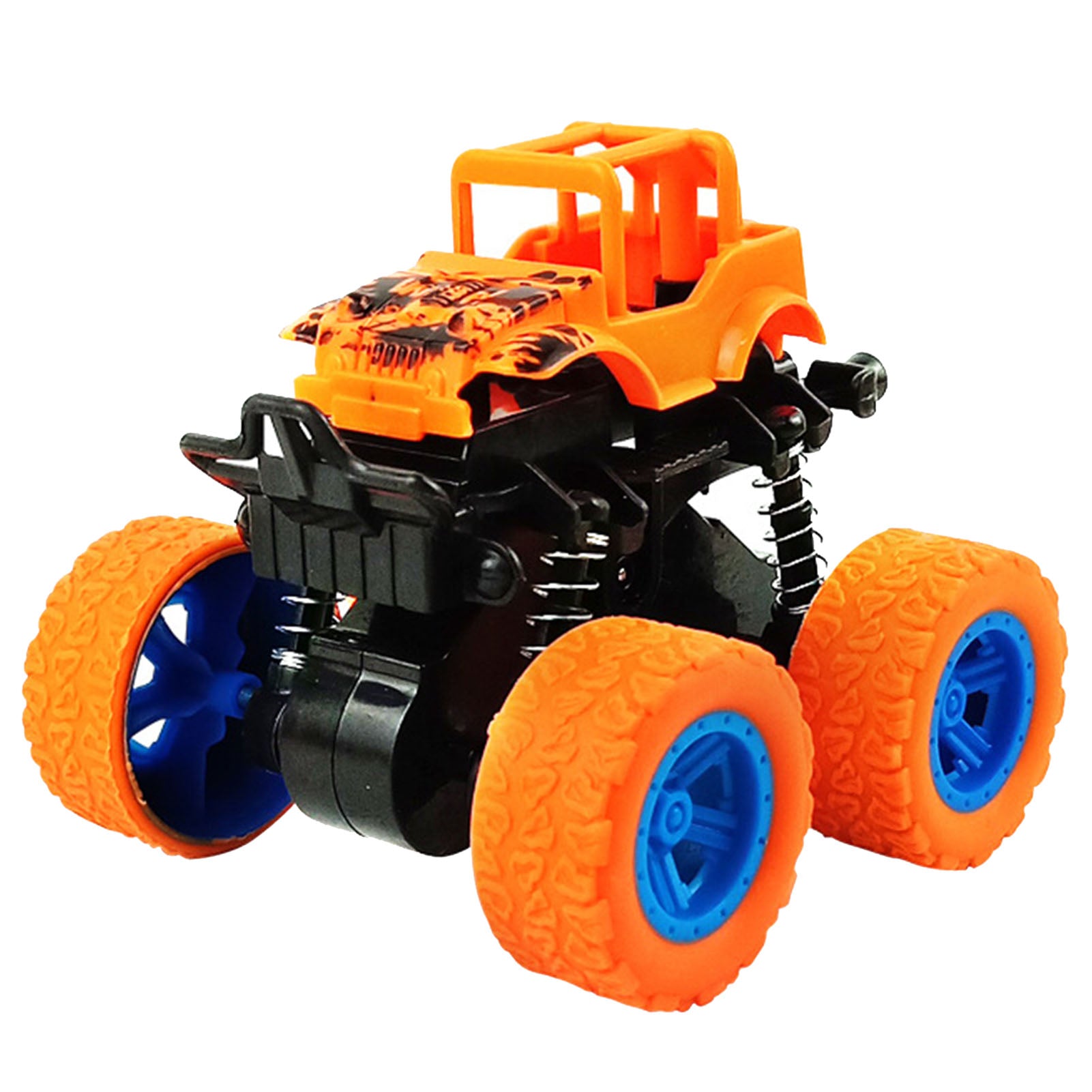 Offroad Car Toy Dual Inertia Simulation Shakeproof Offroad Vehicle Model for Children Kids Orange