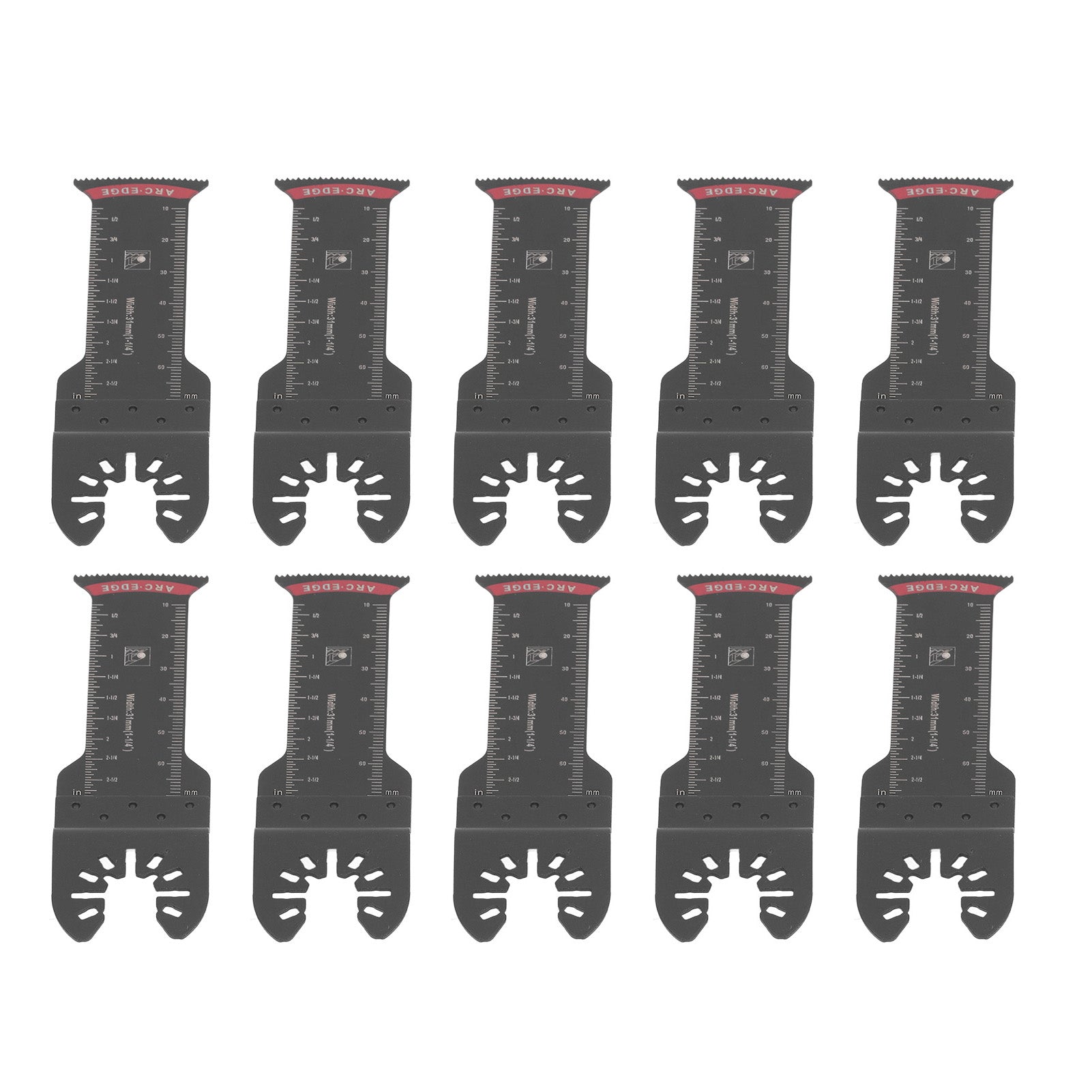 10Pcs Oscillating Saw Blades Metal Wood Plastic Cutting Universal Tool 1.25in 31mm