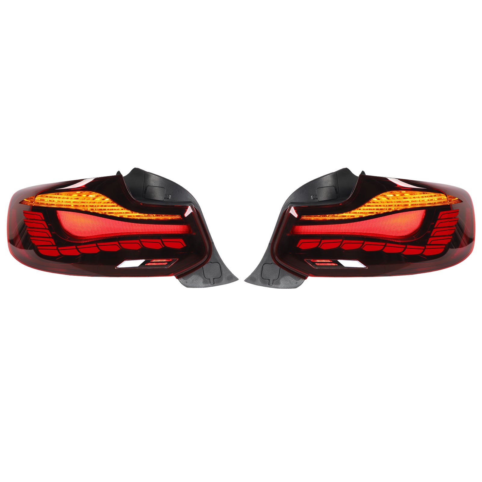 1 Pair LED Tail Lights Multifunction Left Right Rear Lamp Assembly for 2 Series F22 F23 2014 to 2020 Red