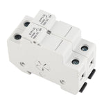 2P 32A PV Fuse Holder with 2PCS 20A Photovoltaic Fuses for Power Generation System 1000VDC