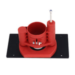 Manual Lifting Base M8 Black Flip Board Router Insert Plate System Kit for Woodworking Milling Chamfering Slotting