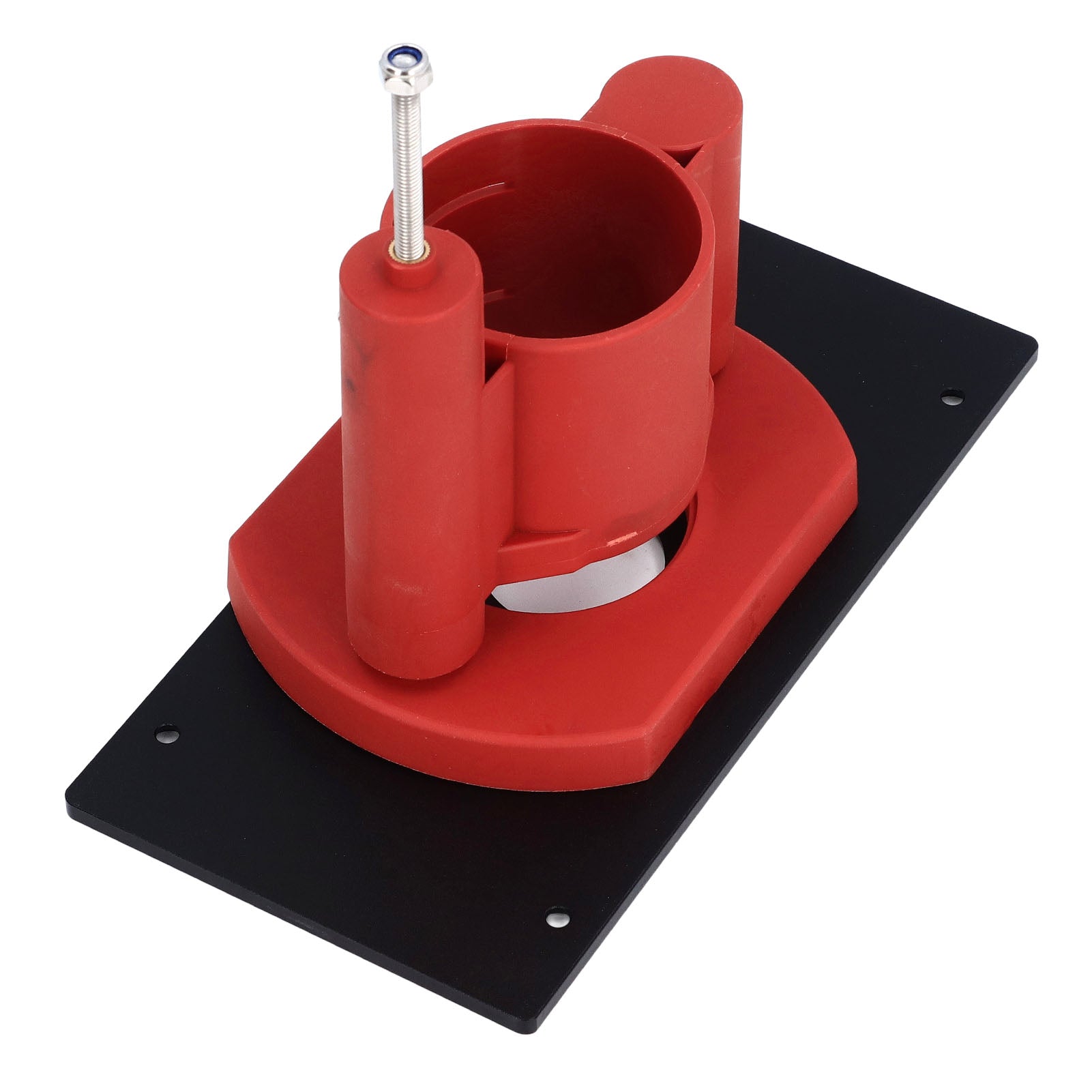 Manual Lifting Base M8 Black Flip Board Router Insert Plate System Kit for Woodworking Milling Chamfering Slotting