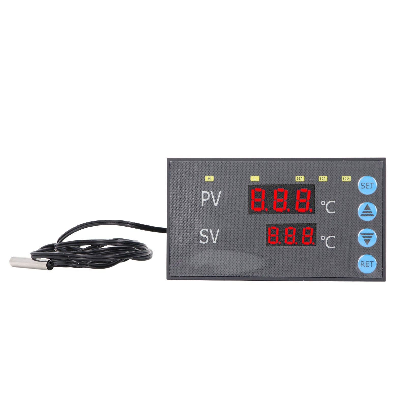 220VAC Embedded Temperature Controller ‑50‑120℃ High Accuracy Digital Thermostat Switch Relay Output