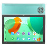 10.1 Inch Tablet Multifunction Octa CPU 8GB RAM 256GB ROM 5G WIFI 4G Network Tablet PC for Android 12.0 100‑240V Green US Plug