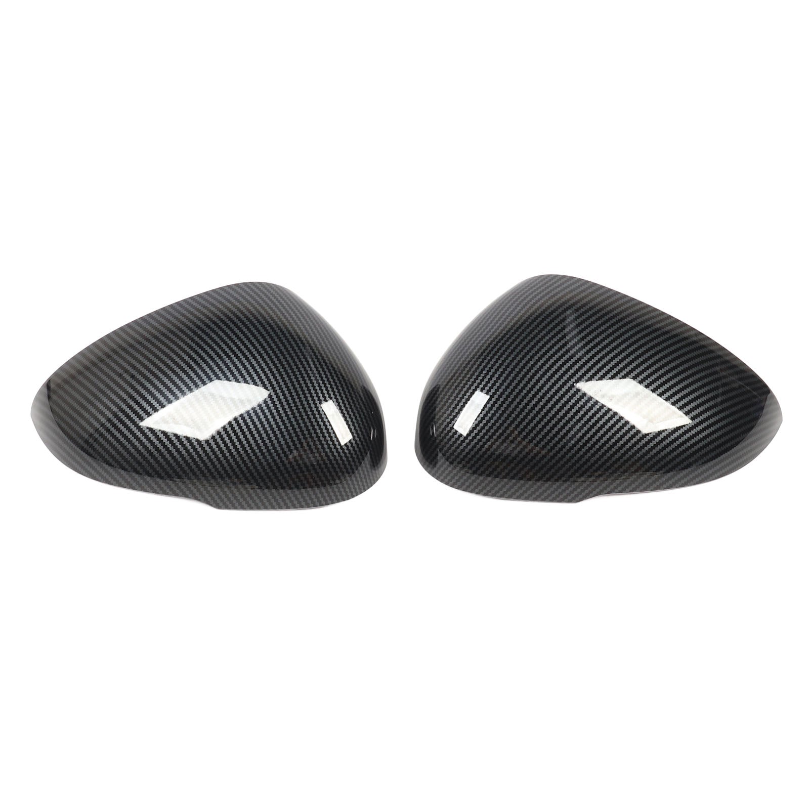 1 Pair Side Rearview Mirror Cap Left Right Carbon Fiber Style Door Mirror Cover Replacement for Kia K5 2019 to 2023