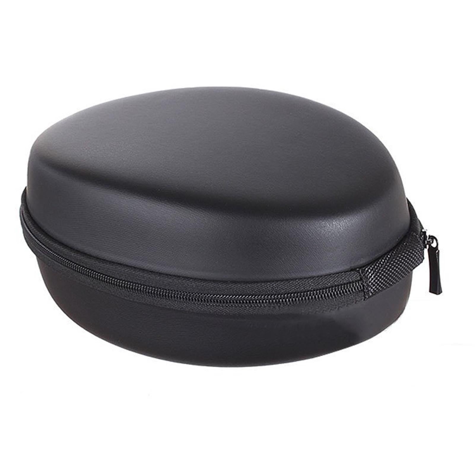 Headphone Travel Case Shockproof Scratch Resistant Portable EVA Headset Storage Bag with Mesh Bag for Folding Headsets