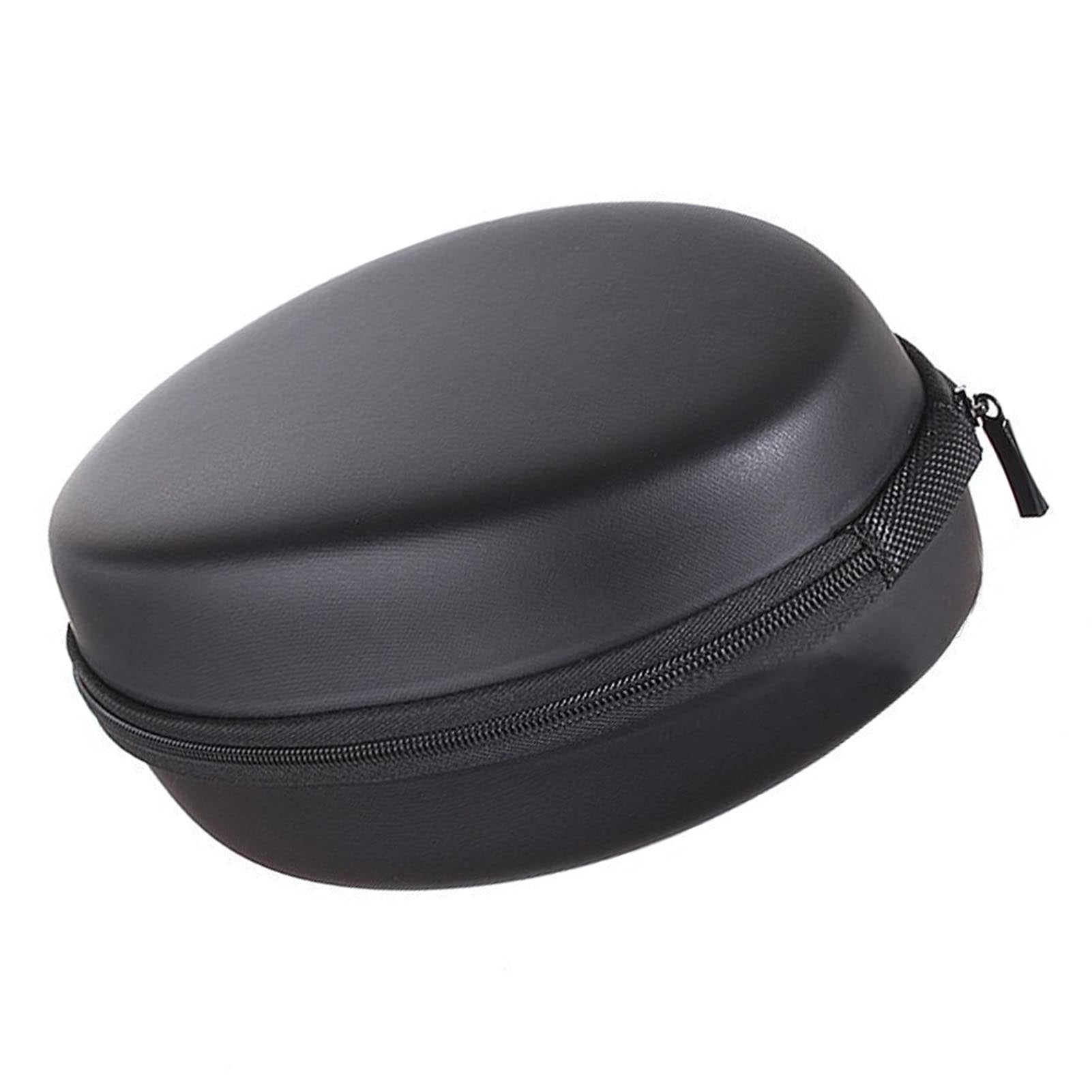 Headphone Travel Case Shockproof Scratch Resistant Portable EVA Headset Storage Bag with Mesh Bag for Folding Headsets