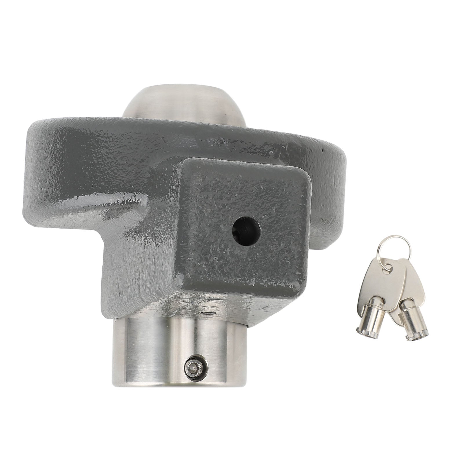 Trailer Coupler Lock with 2 Keys High Strength Steel U BRP2516 for 2 5/16in Ball Couplers with Straight Lip